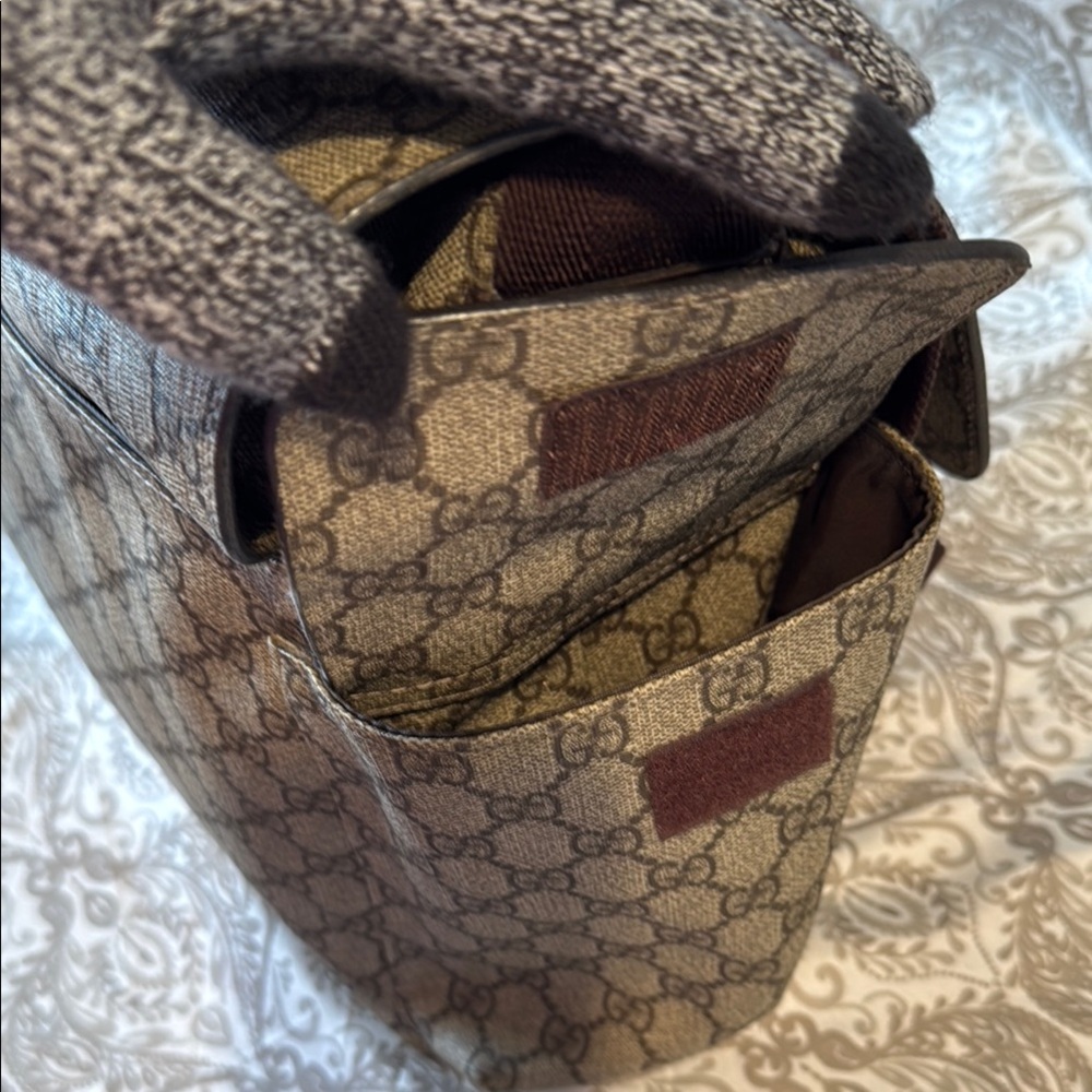 Gucci Supreme Canvas Diaper Bag - Picture 9 of 15
